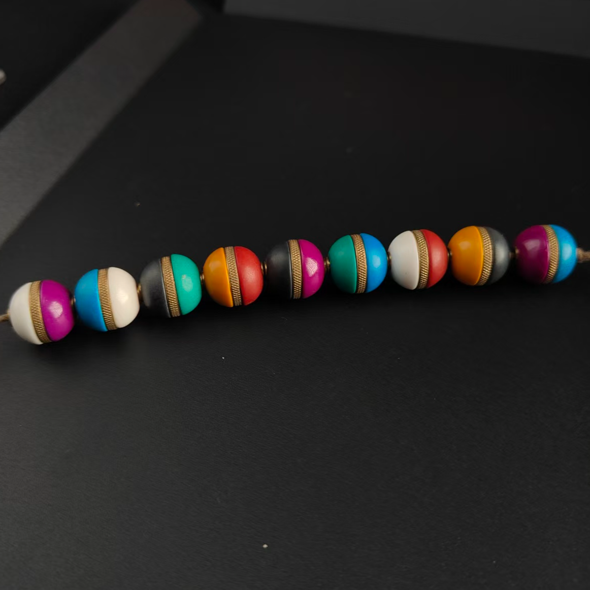 多色可拼装汉堡珠13MM*13MM