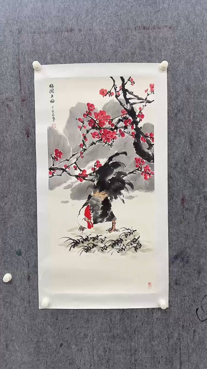 国画帅总补贴昌鸣4.5花鸟