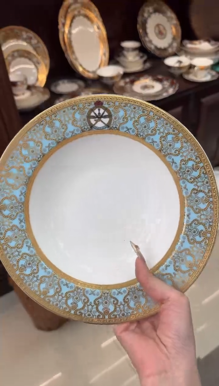 【闪购商品】瓷片8.5英寸草帽盘福利价2个微瑕