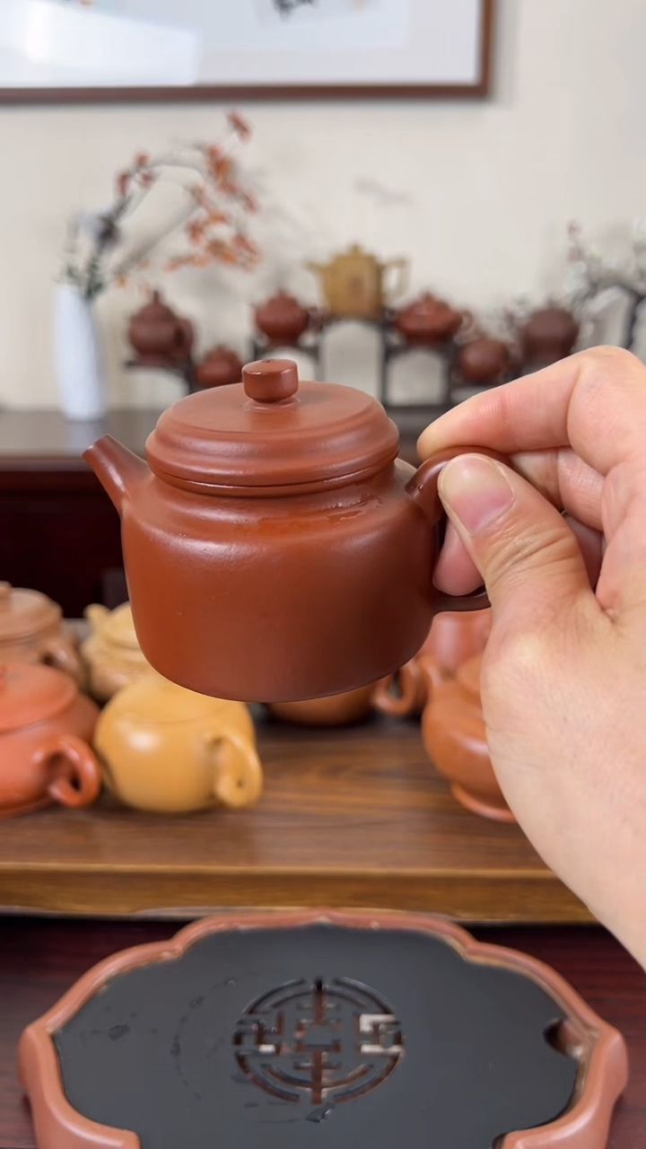 【闪购商品】紫砂茶壶朱泥德钟壶120CC