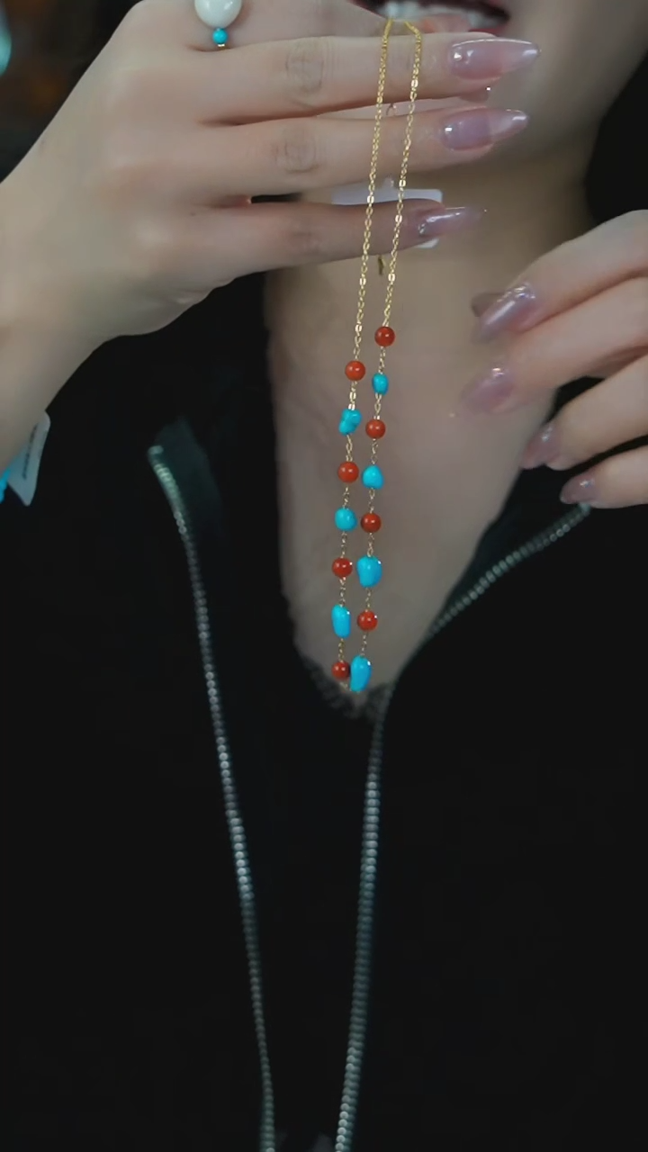 【闪购商品】南红玛瑙项链银S925镶嵌发货一件