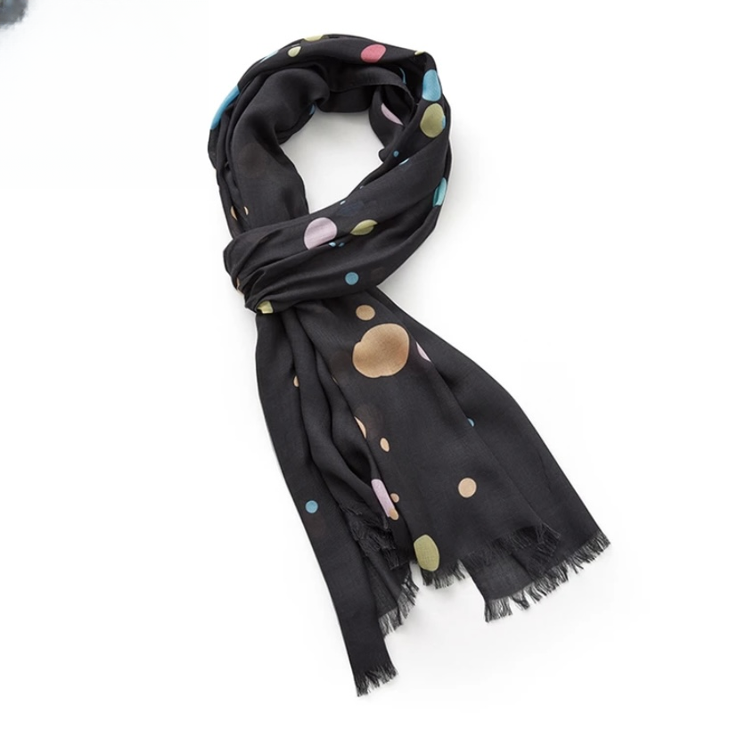 AMASS/阿玛施新款时尚格纹洋气款围巾气质条纹秋冬冬季5800007