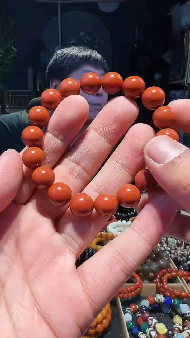 【闪购商品】南红玛瑙手串未镶嵌11+朱红