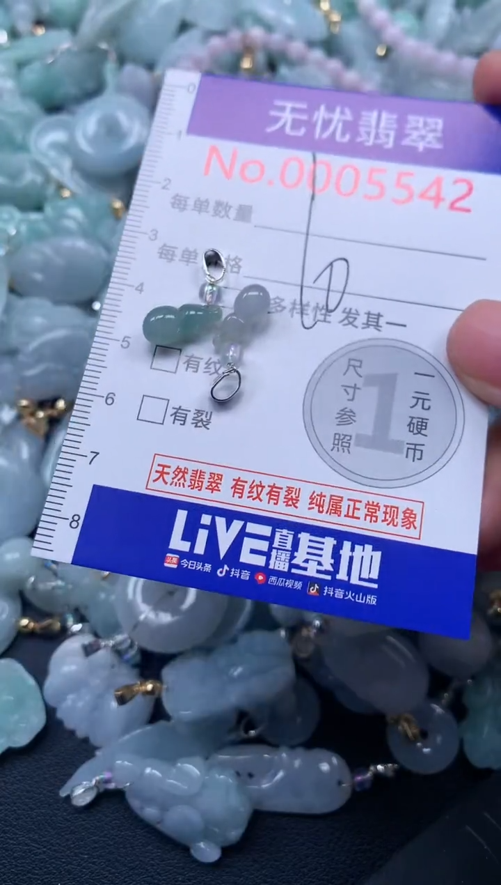 颈饰未镶嵌翡翠5542