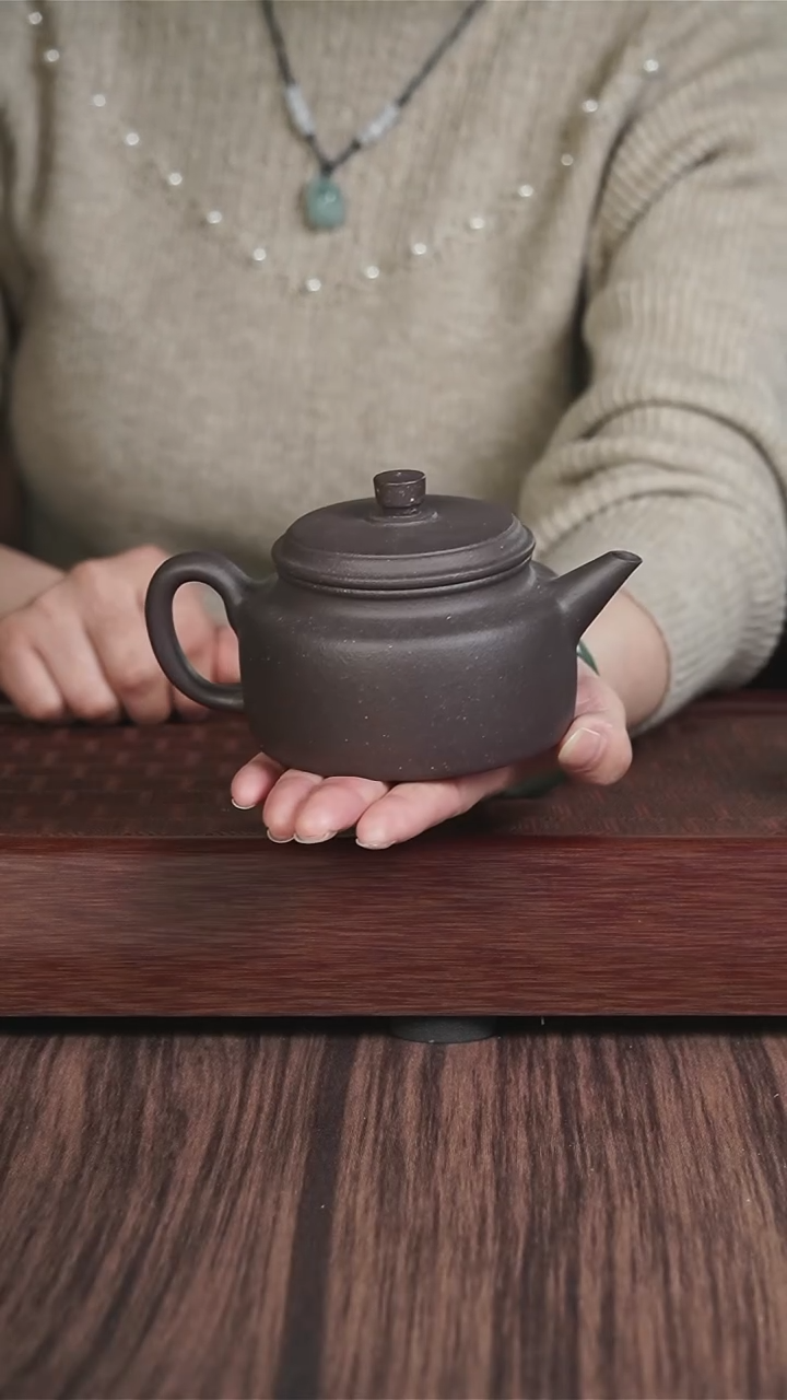 【闪购商品】紫砂茶壶天青 高温 德钟 