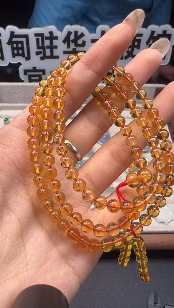 手串琥珀未镶嵌缅甸珠宝严选多样性发其一