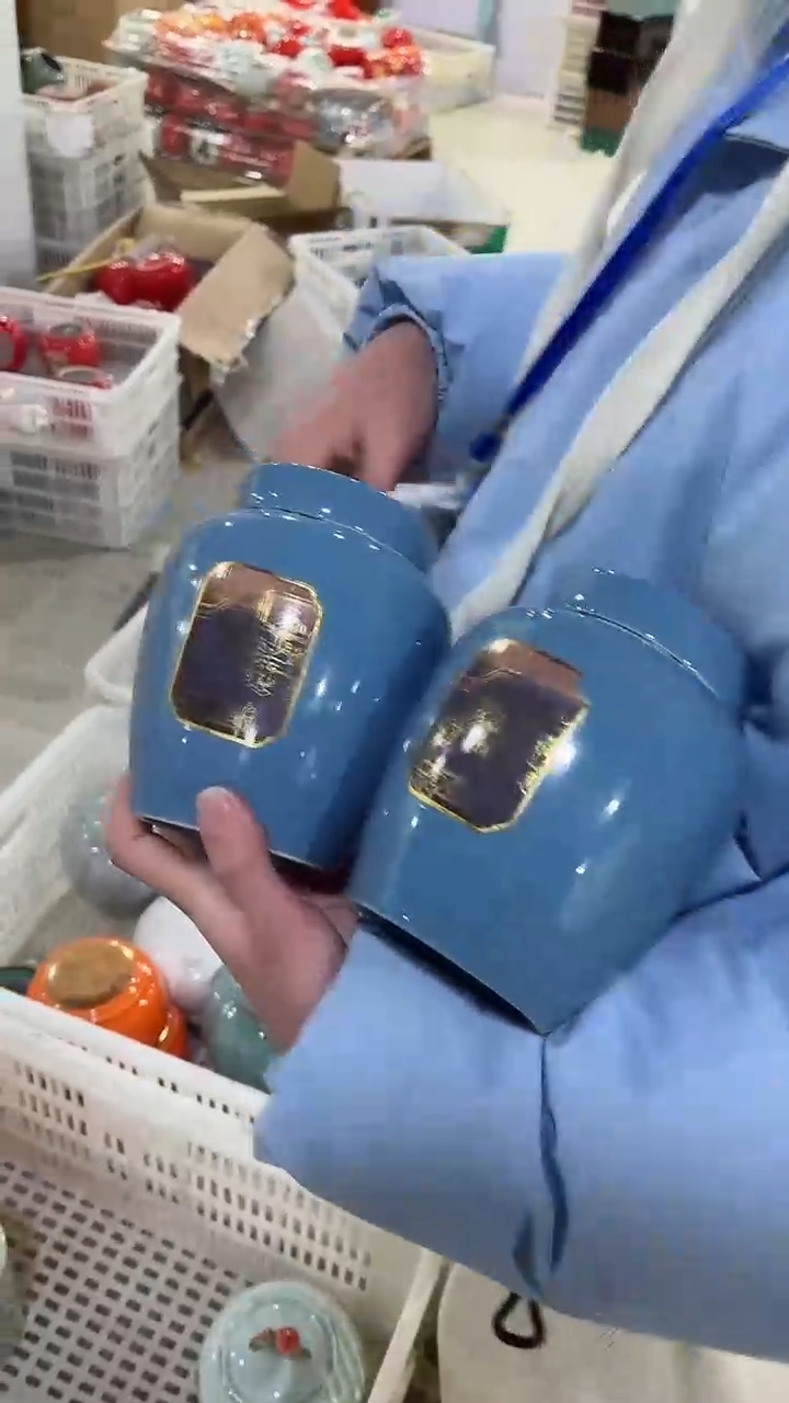 【闪购商品】陶瓷茶叶罐储物密封罐家用绿茶红茶普洱龙井