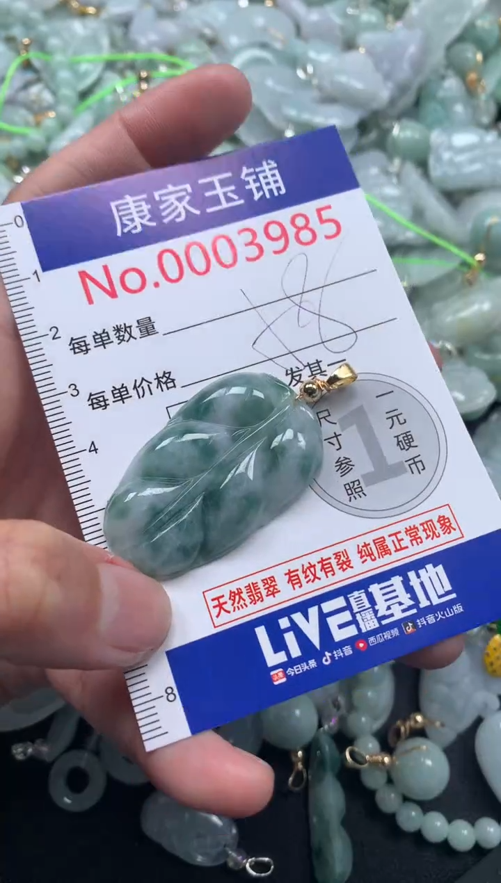 颈饰未镶嵌翡翠3985
