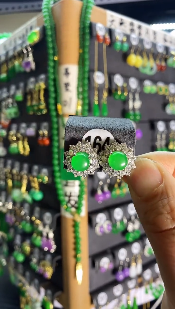 【闪购商品】翡翠颈饰银S925镶嵌164....