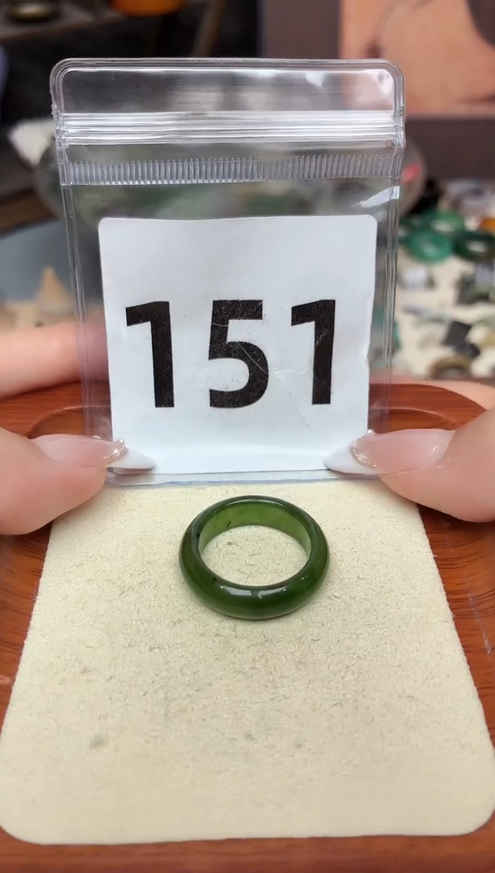 未镶嵌戒圈和田玉17号