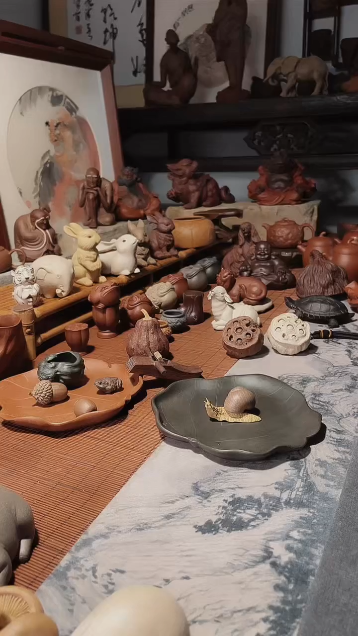 【闪购商品】紫砂茶宠紫砂茶宠把件摆件国琴蟾蜍
