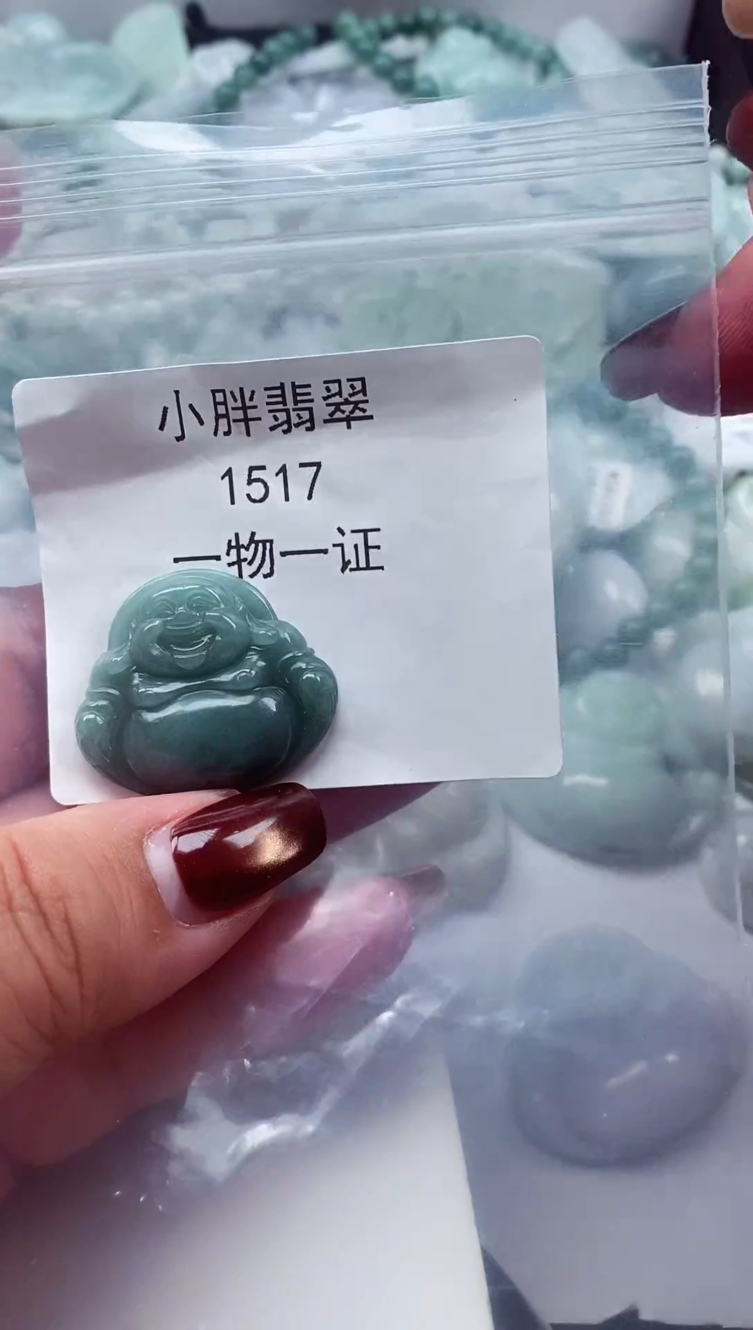 颈饰未镶嵌翡翠缅甸天然A货翡翠1517