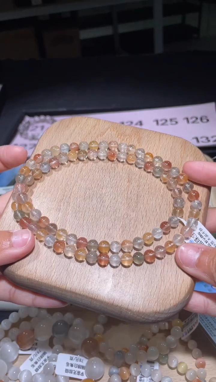 【闪购商品】水晶手链未镶嵌122号多样性发货一L 约6+