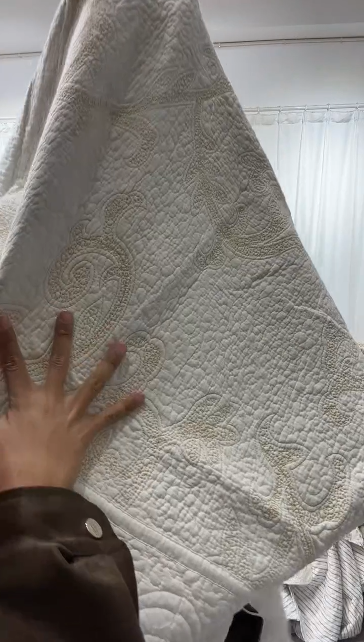 棉220*240纯棉床盖25号微瑕