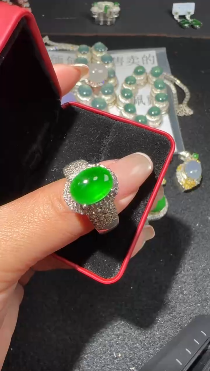 【闪购商品】翡翠戒指未镶嵌多样性发货拍一发一