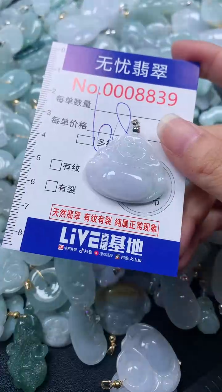 颈饰未镶嵌翡翠8839