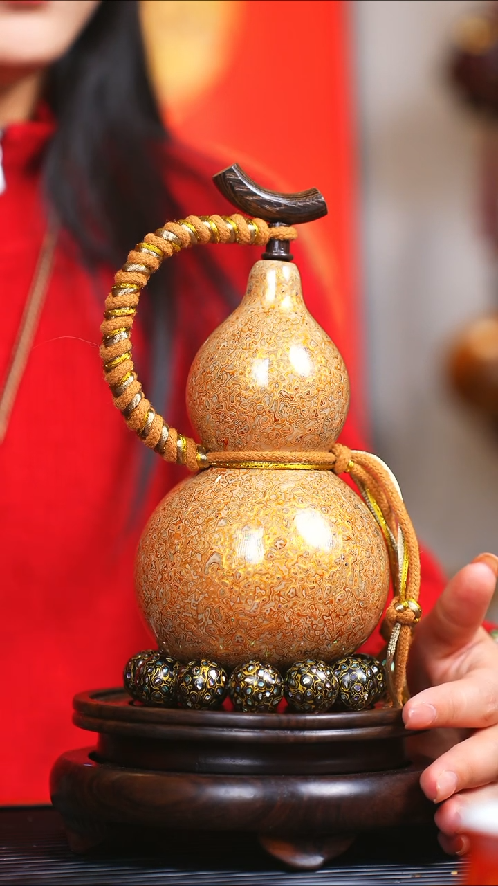 【闪购商品】JO133过年首选中国非遗大漆酒葫芦