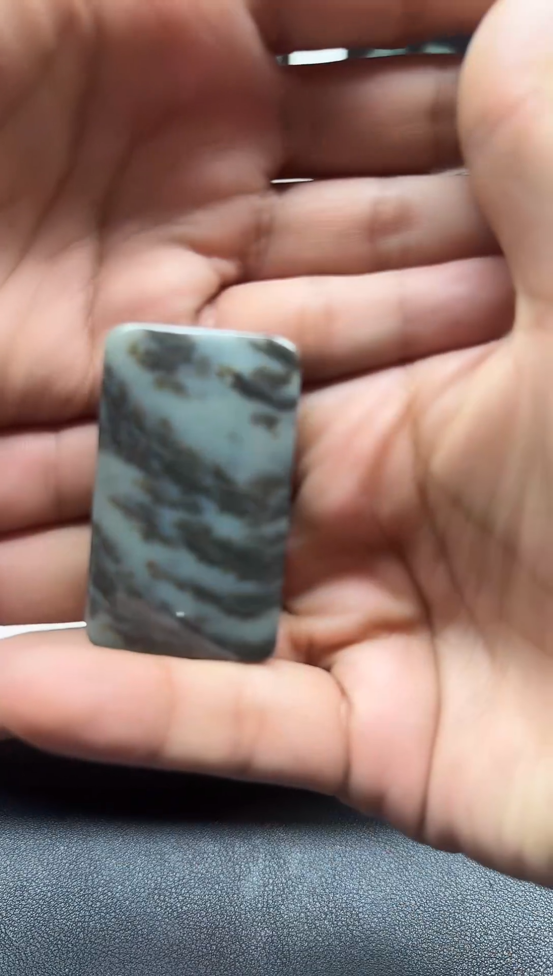 颈饰未镶嵌和田玉若羌水草意境平安卡35无事牌