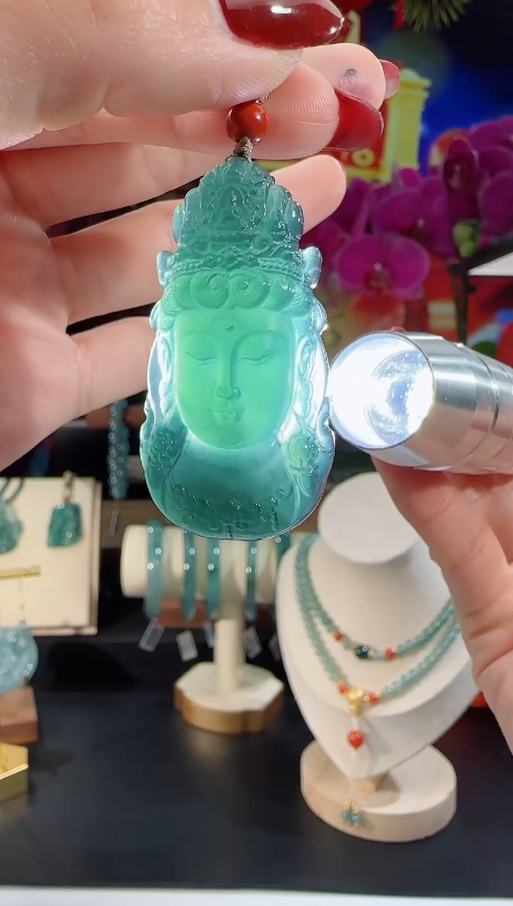 【闪购商品】翡翠吊坠(不含链)未镶嵌法相多样性发一