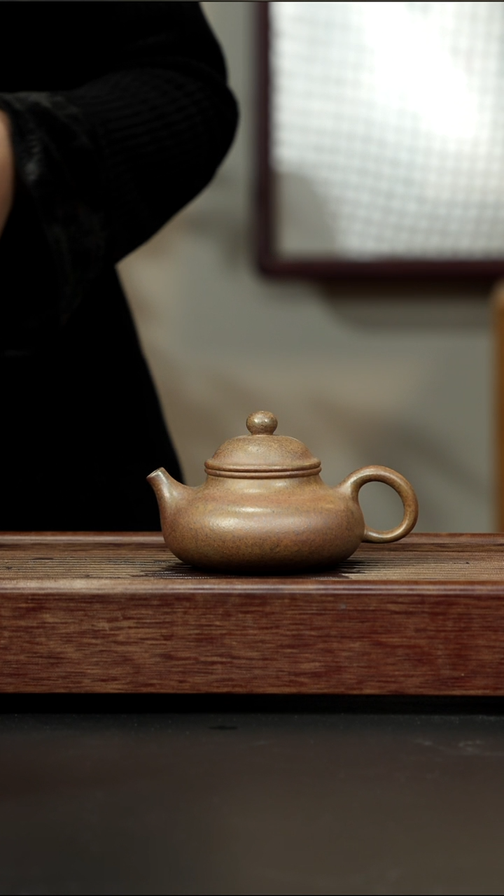 茶壶紫砂黄金段柴烧 容天