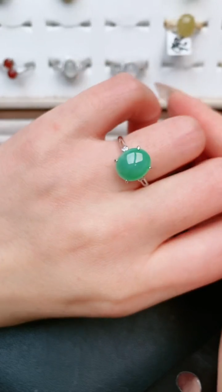 【闪购商品】翡翠戒指银S925镶嵌.....