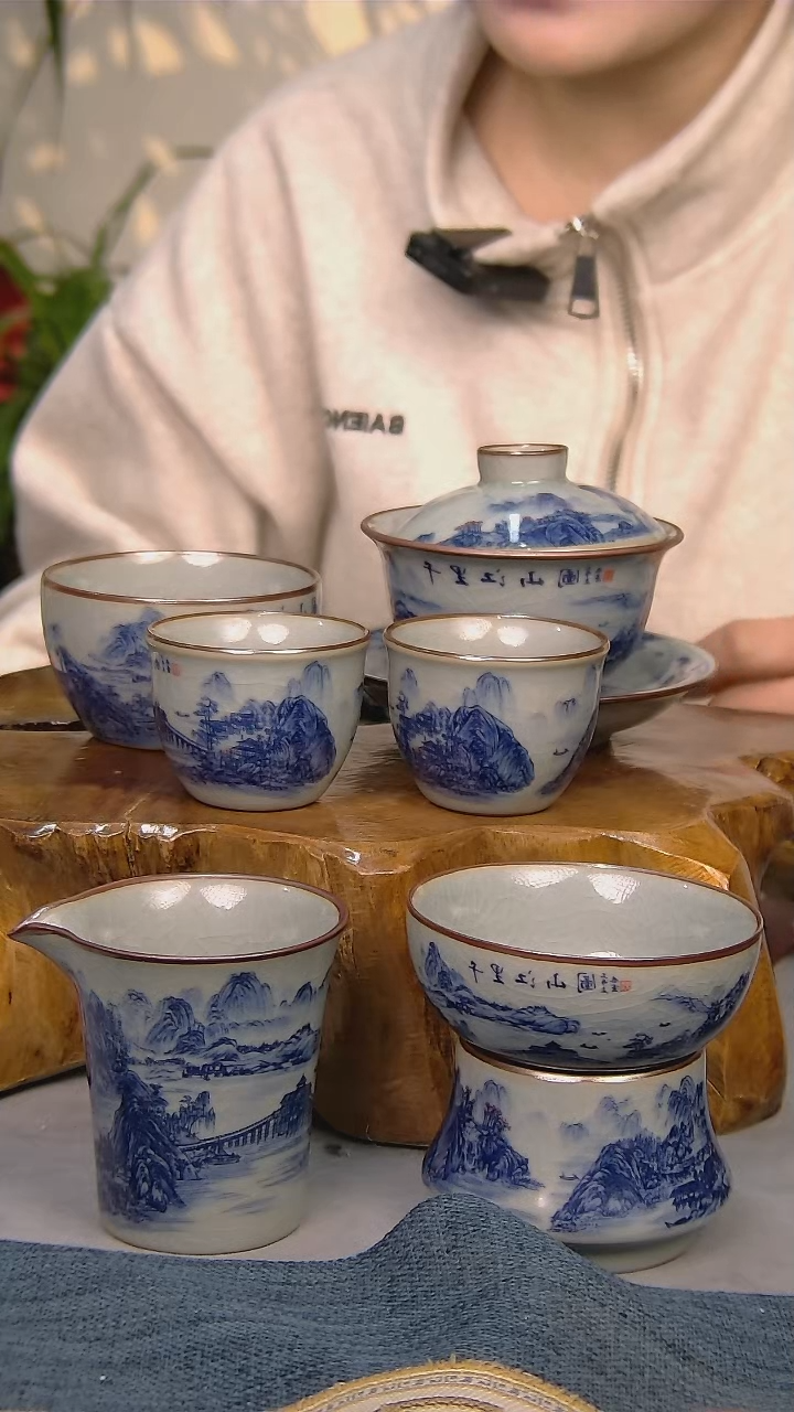 【闪购商品】简装家用款6件套 陶瓷家用茶具系列