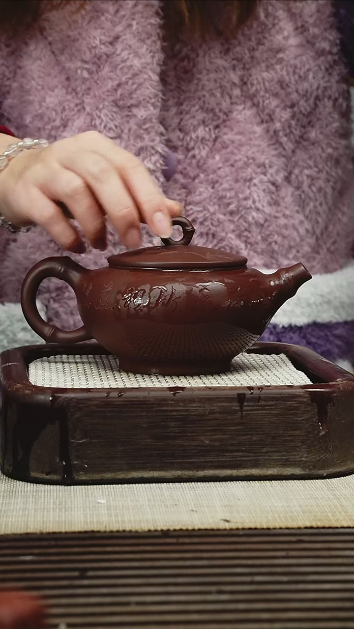 茶壶紫砂380CC  