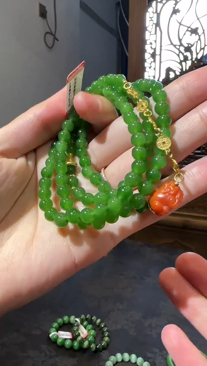 【闪购商品】和田玉手串未镶嵌1串珠