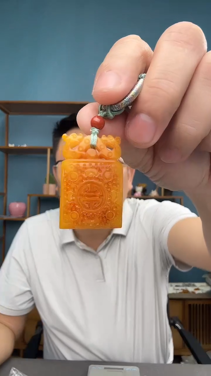 裸石琥珀未镶嵌微瑕介意勿拍6