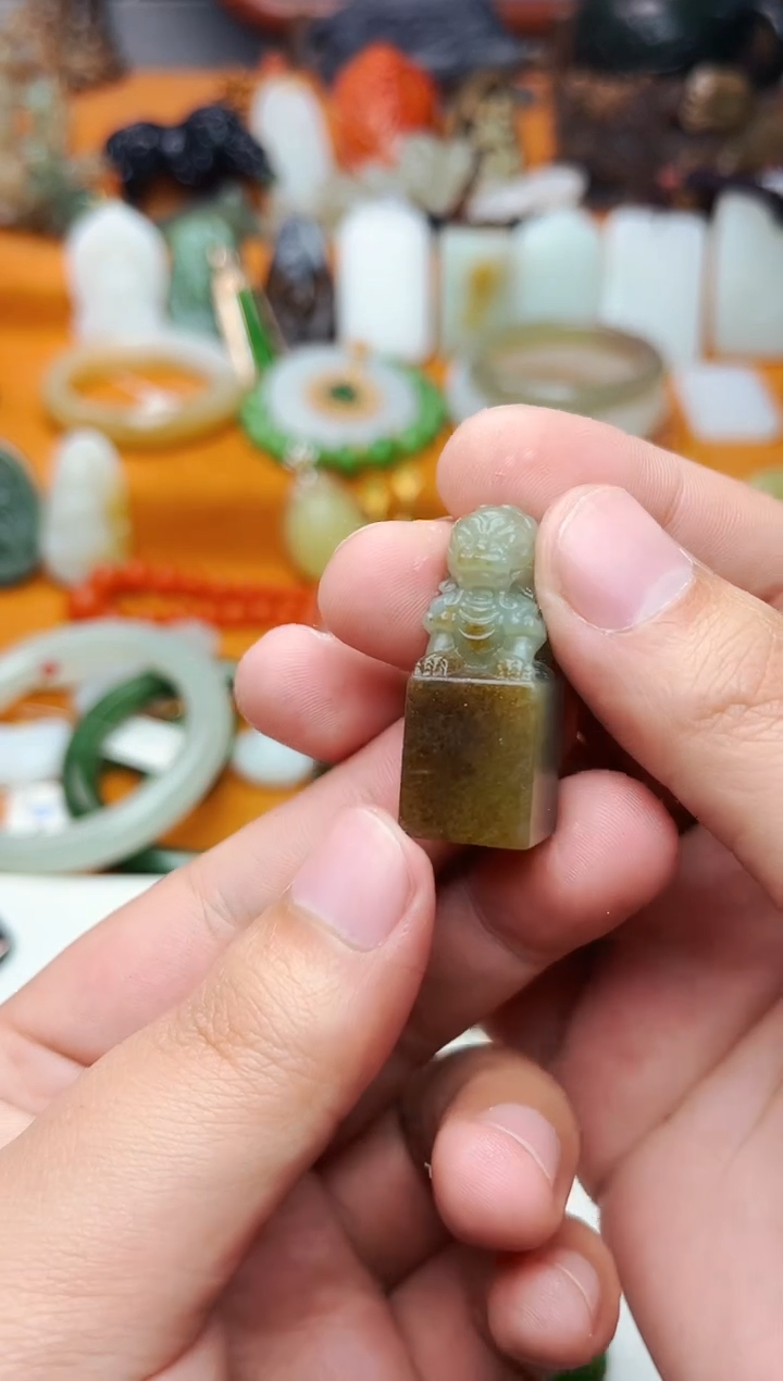 【闪购商品】和田玉摆件未镶嵌印章01