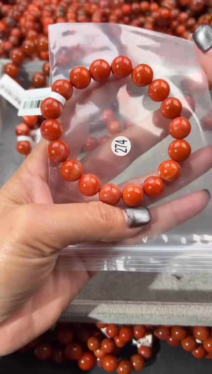 未镶嵌手串南红玛瑙11+