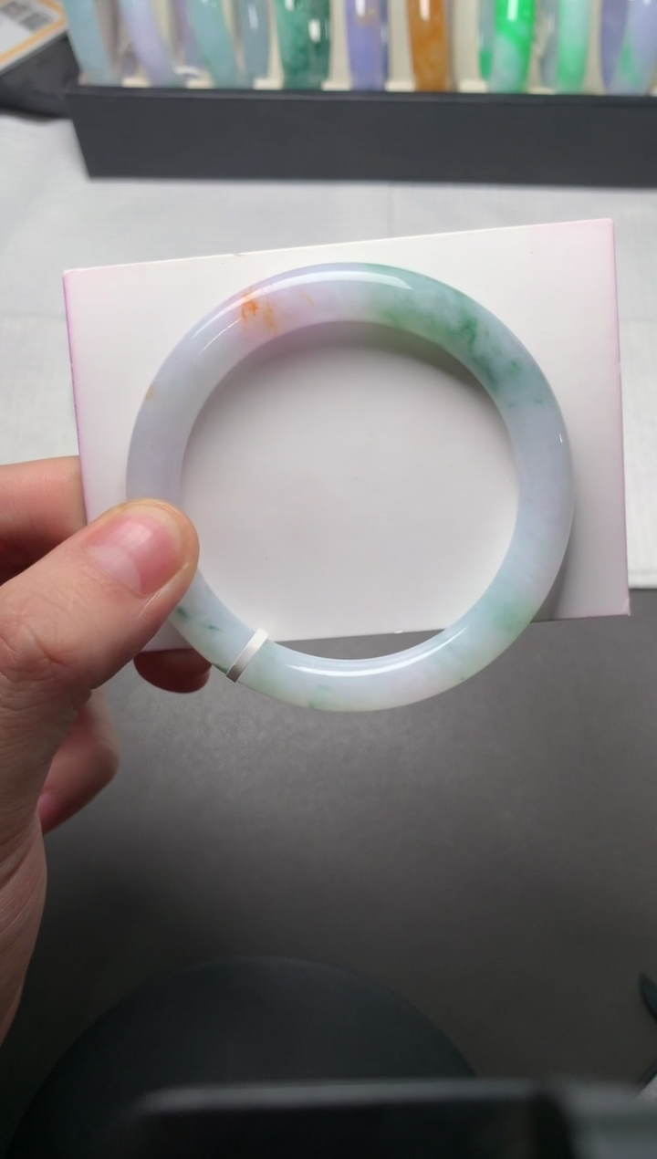 【闪购商品】翡翠手镯（圆镯）未镶嵌55.4*8.5*8.9