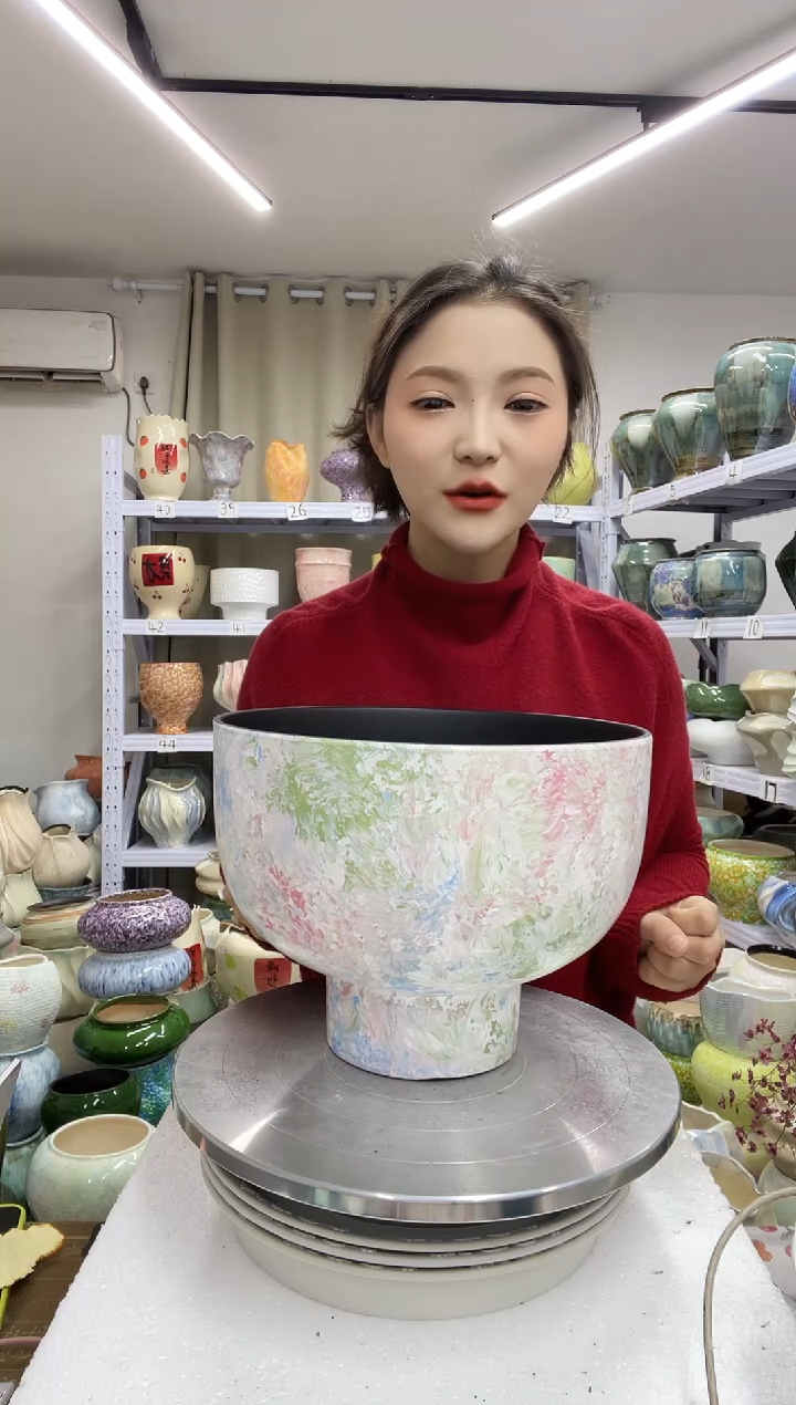 【1.3】花盆尺寸高： 19口：25