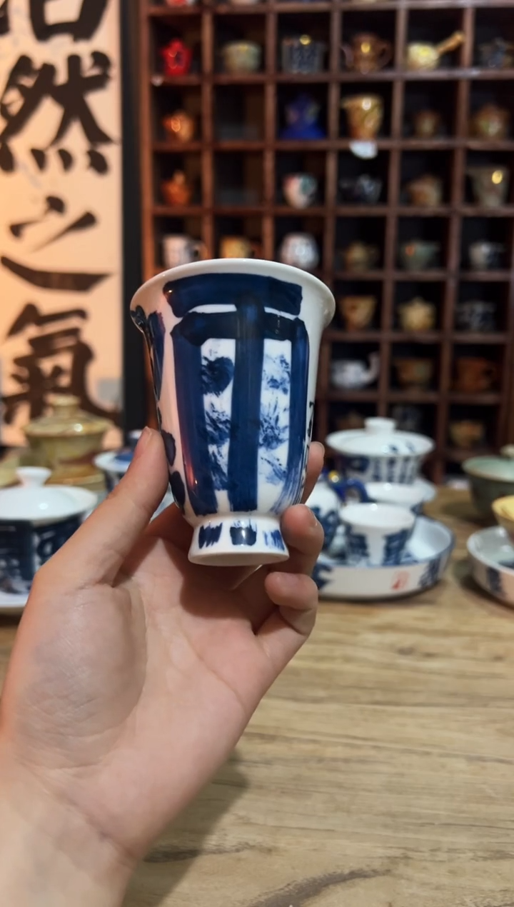 【闪购商品】观云听雨原创手绘茶具