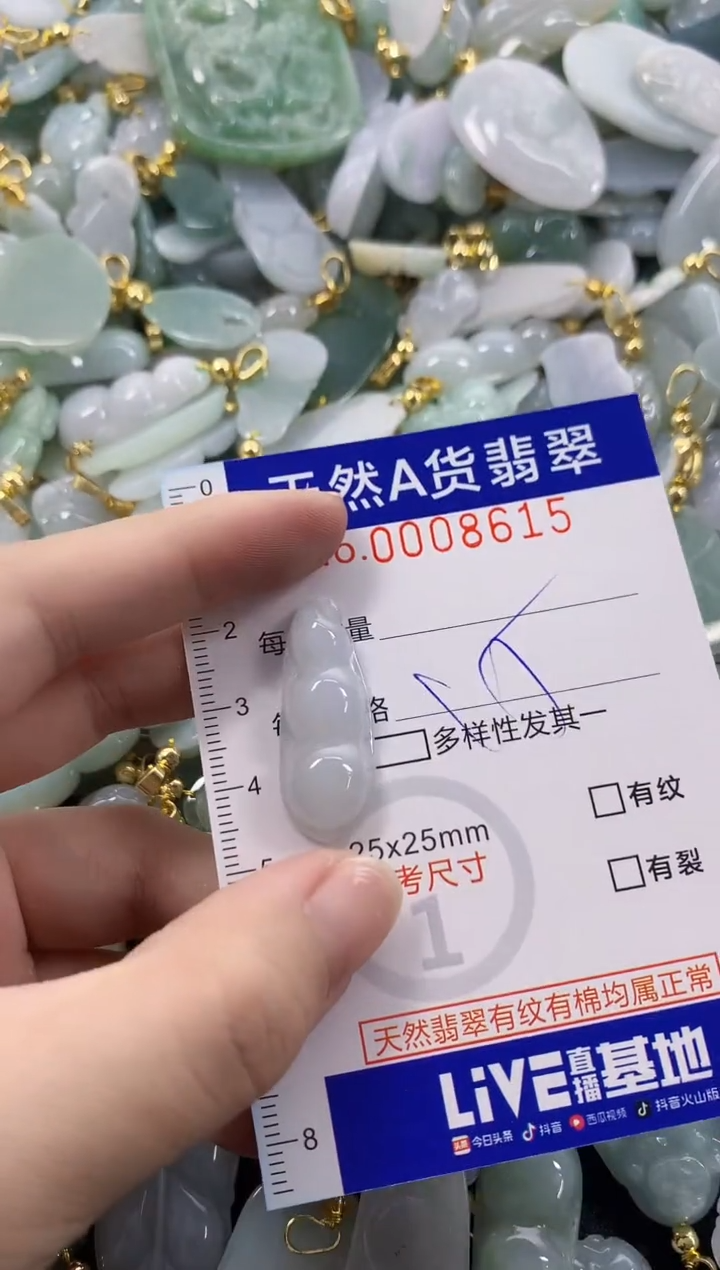 颈饰未镶嵌翡翠天然A货翡翠