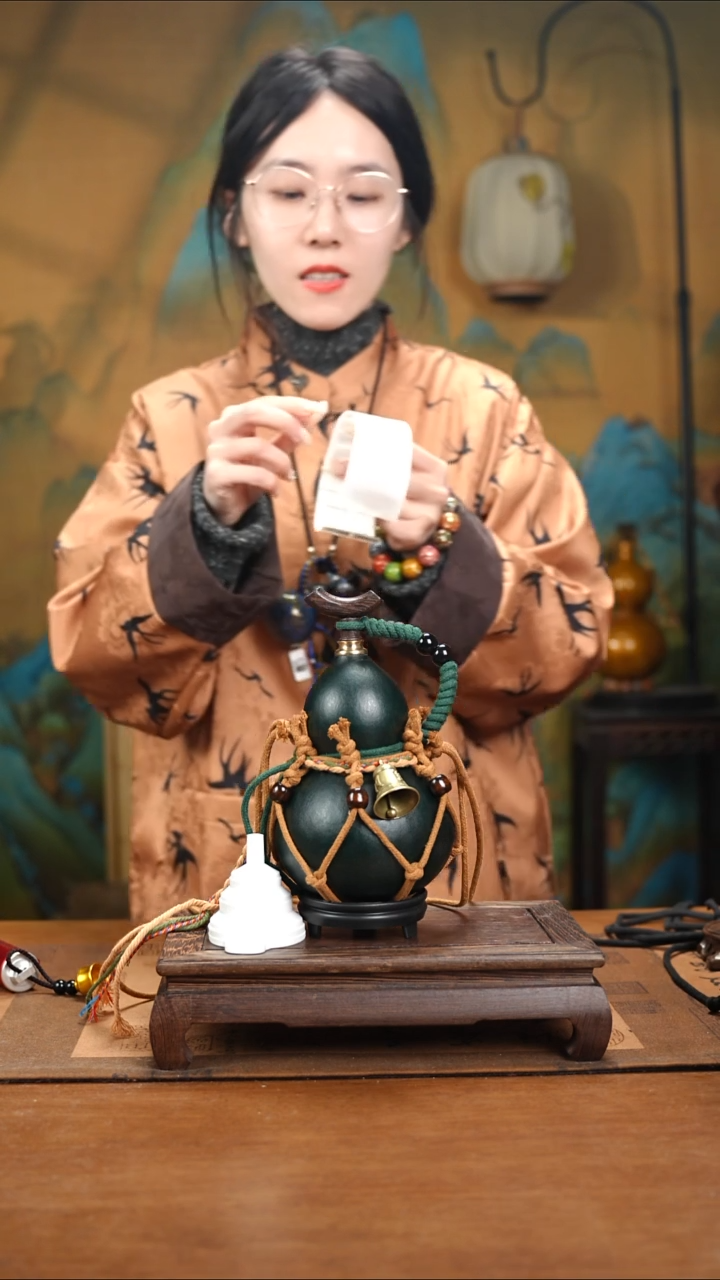 XA028网兜款大漆酒葫芦（现货现发）