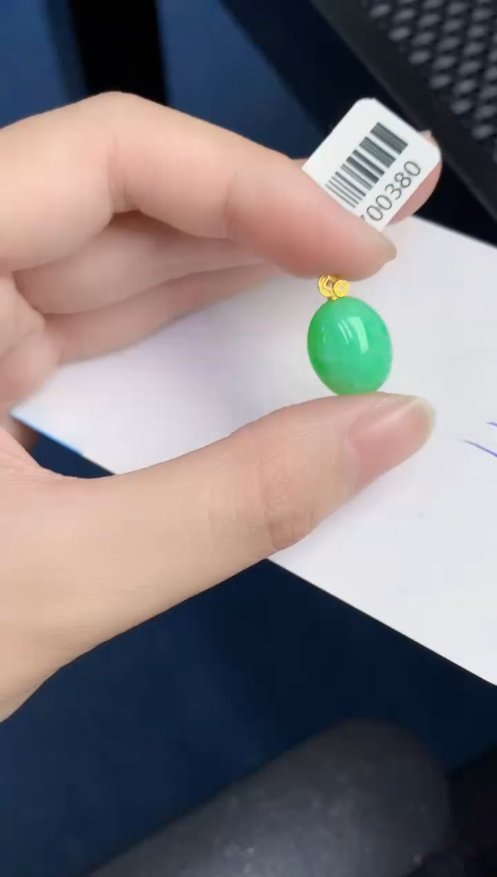 【闪购商品】翡翠颈饰18K金镶嵌000000000