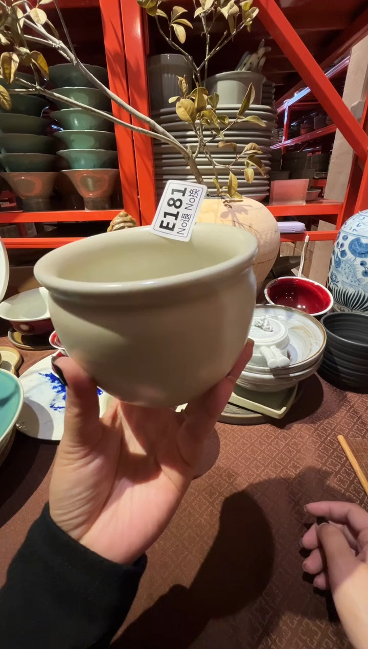 瓷片可*多e181奶黄色奶罐福利