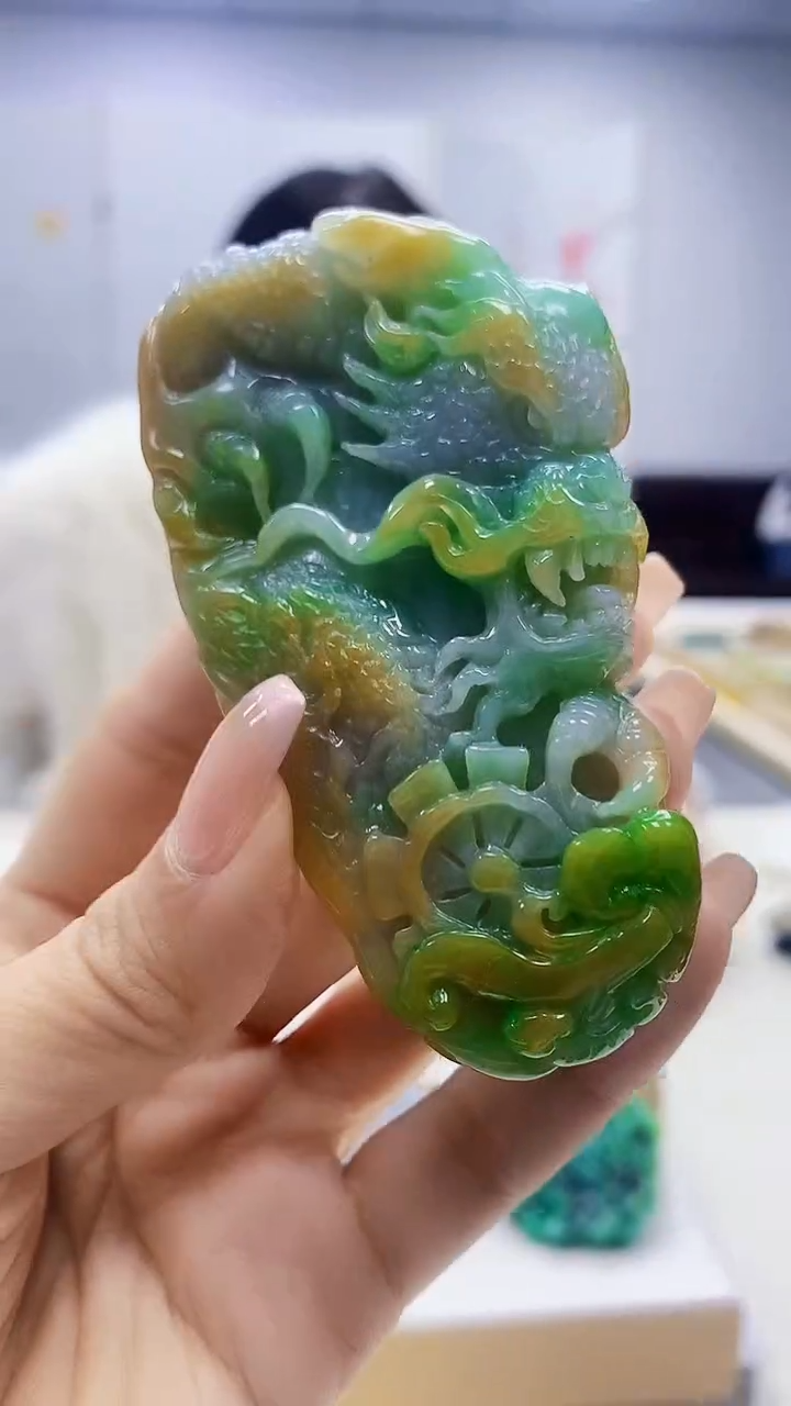 未镶嵌定制翡翠3099ty-毛货挂件22