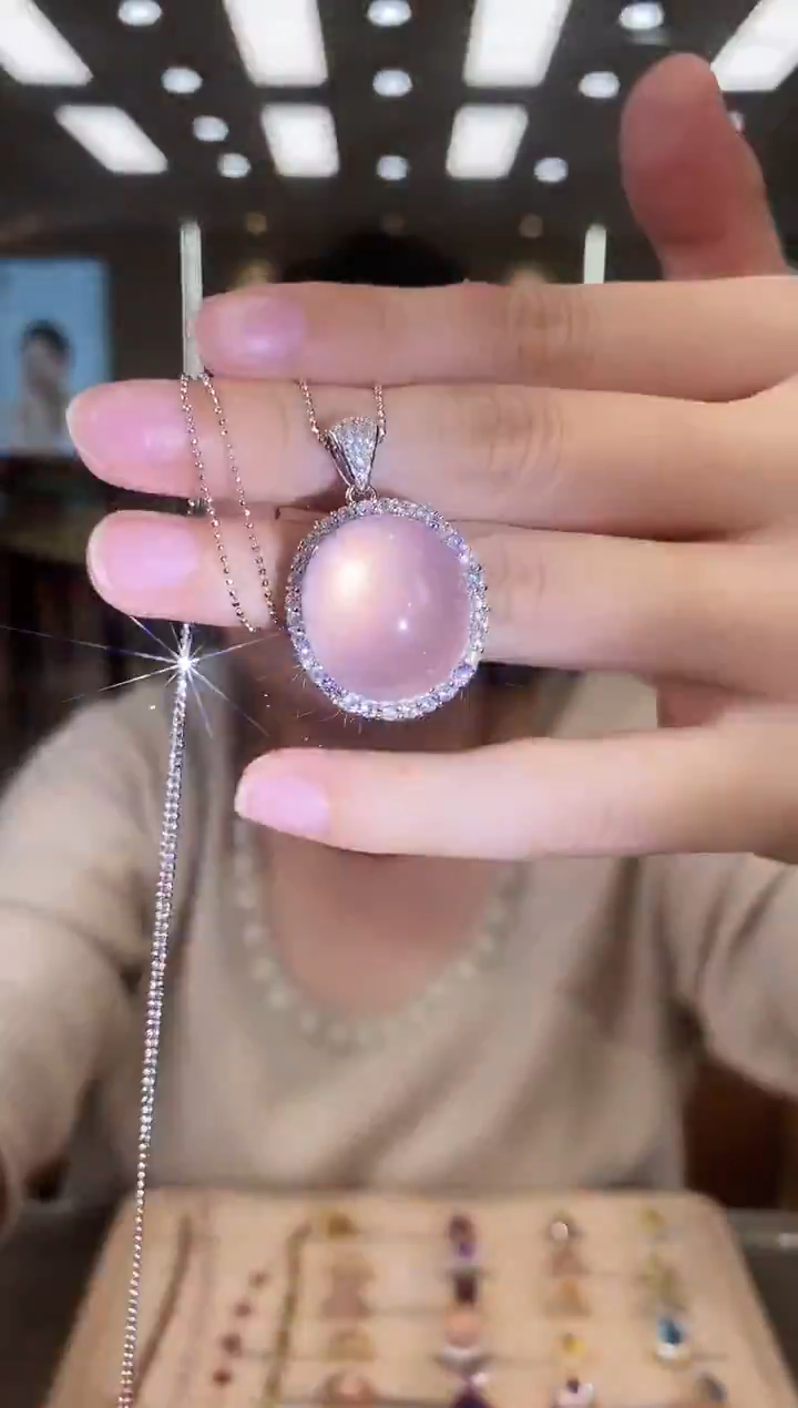 颈饰银S925镶嵌水晶09