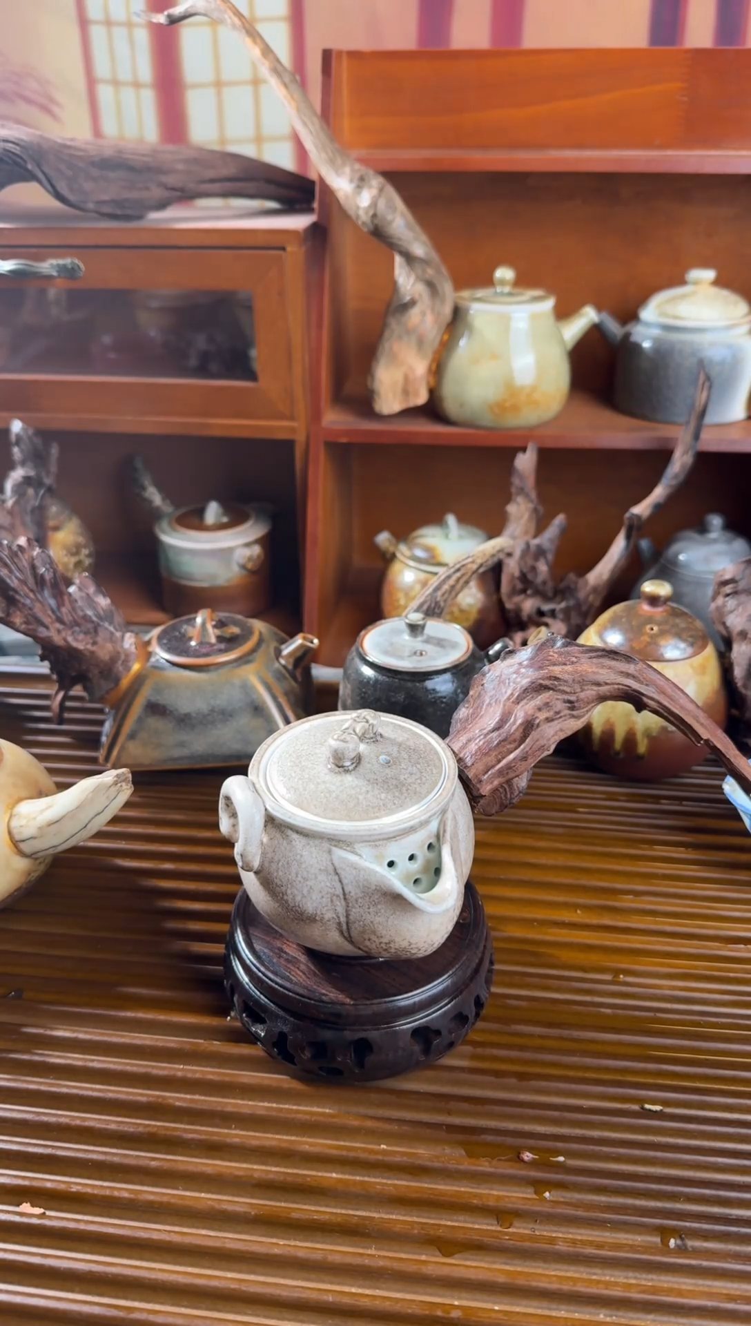 景德镇原创手工柴烧茶壶