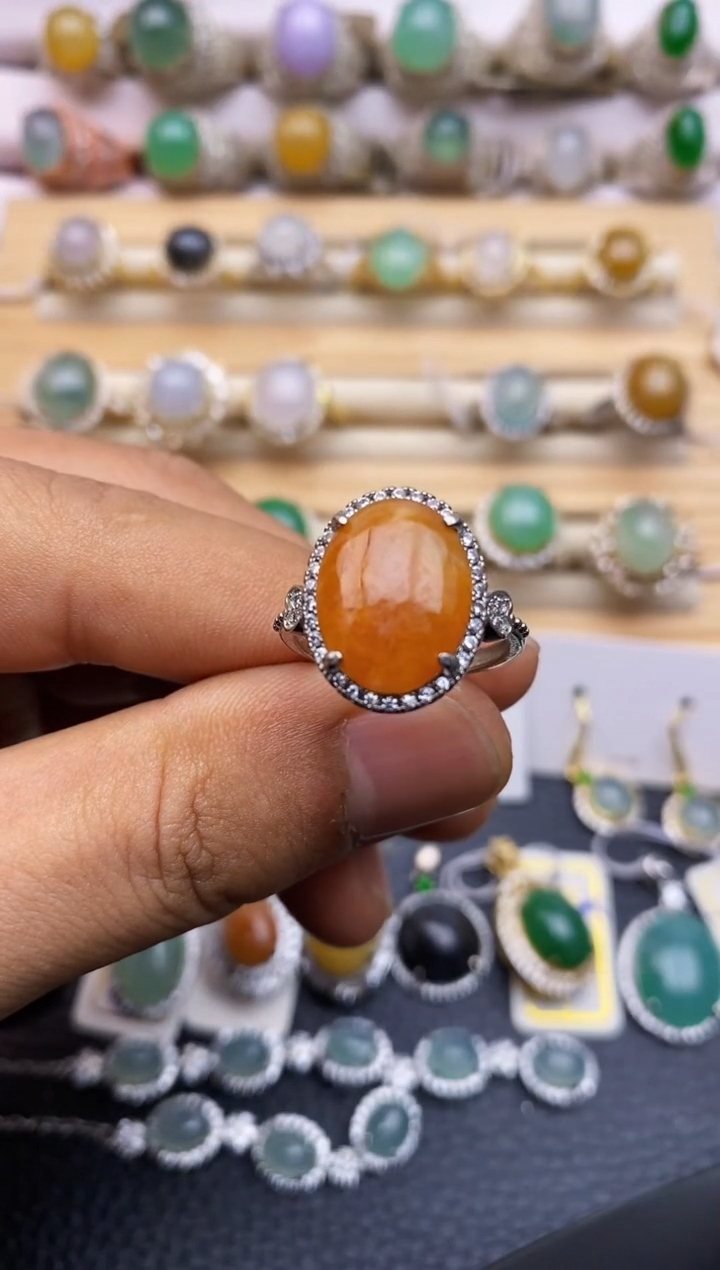 【闪购商品】翡翠戒指未镶嵌/福利款8869