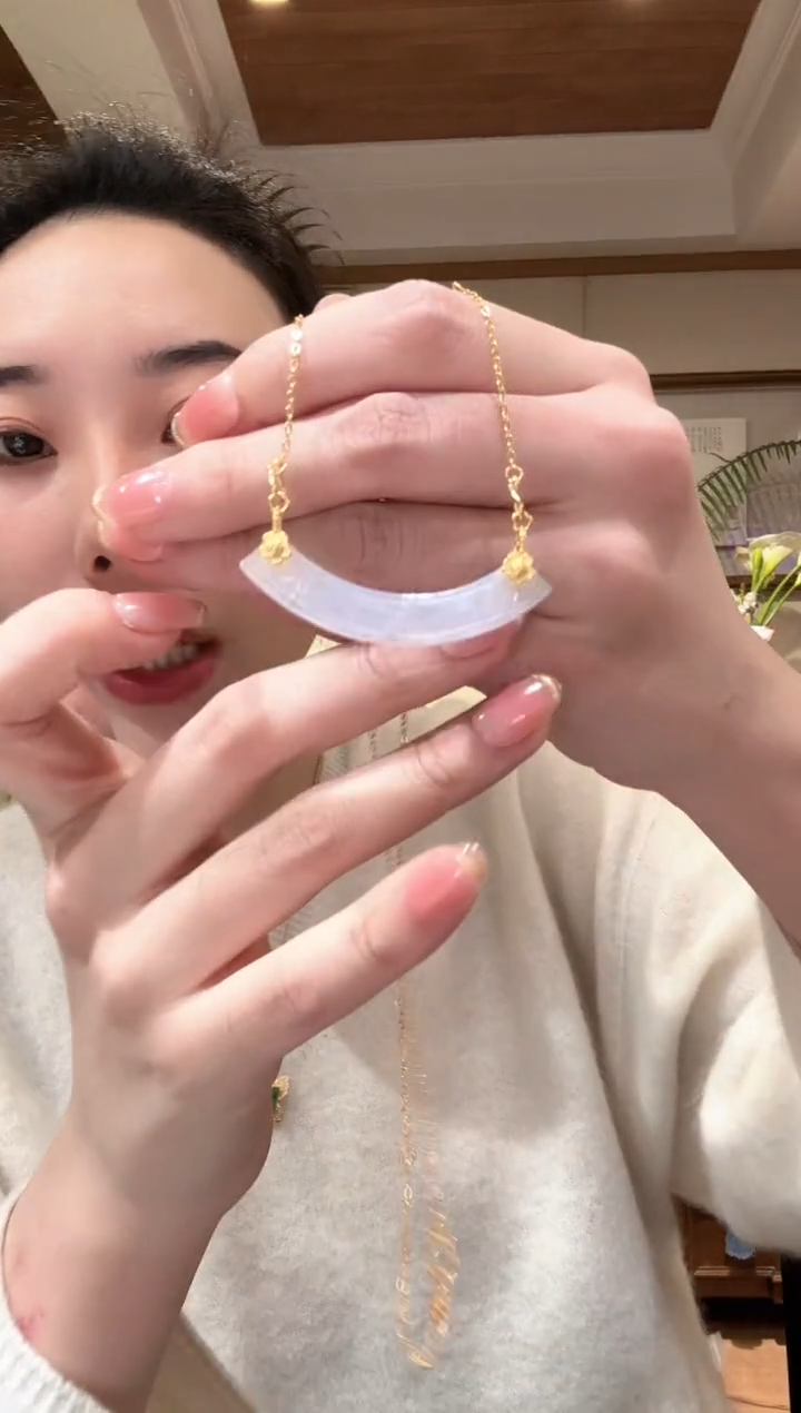 【闪购商品】翡翠颈饰未镶嵌国风