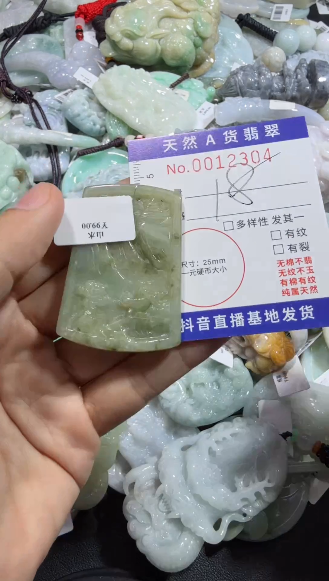 【闪购商品】翡翠颈饰未镶嵌00012304