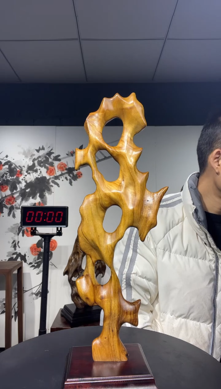 【闪购商品】金丝楠木雕金丝楠木工艺品摆件