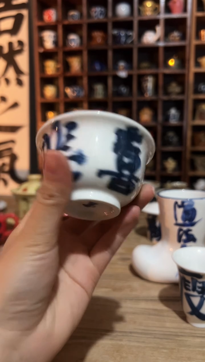 【闪购商品】观云听雨原创手绘茶具