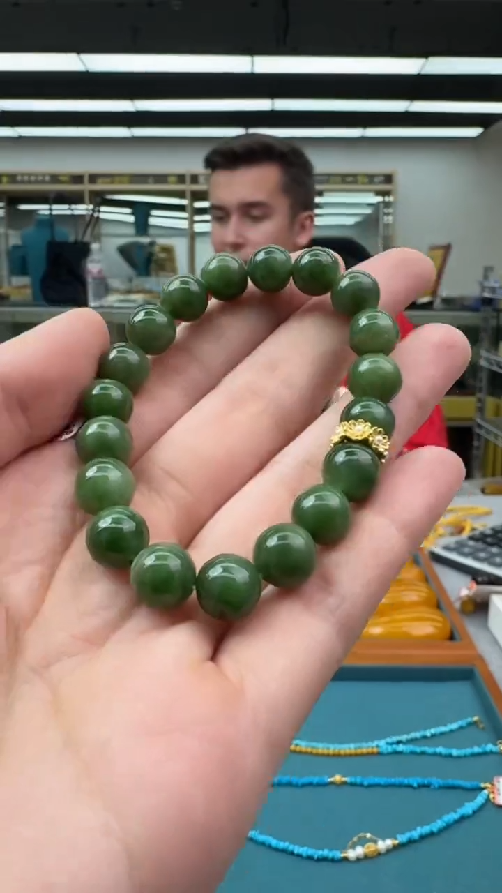 【闪购商品】和田玉手串未镶嵌567秒拍号