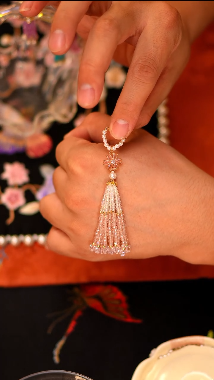 210流苏提溜提溜粉色