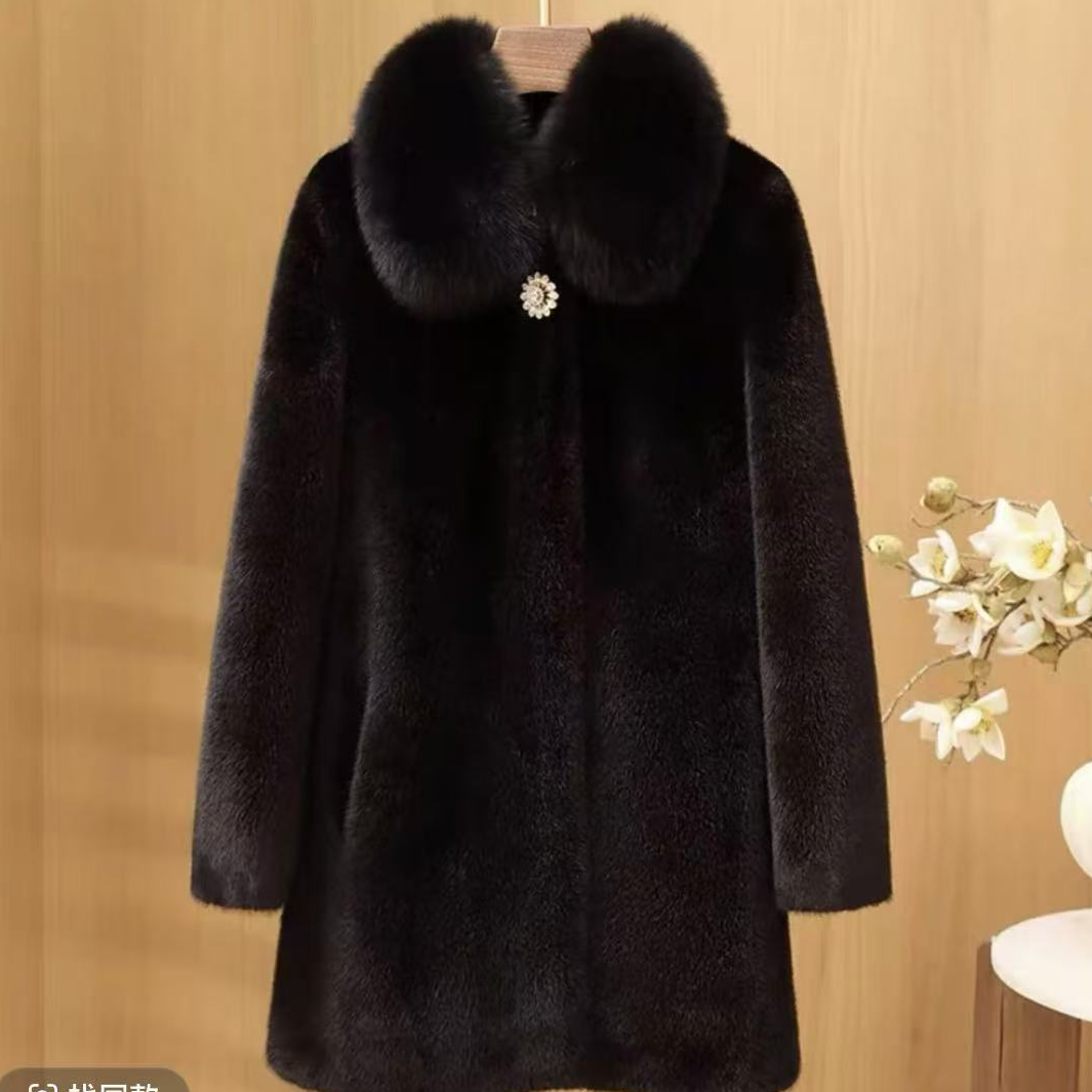 清仓气质妈妈装秋冬新款时尚大码女士中老年外套加厚冬季女款