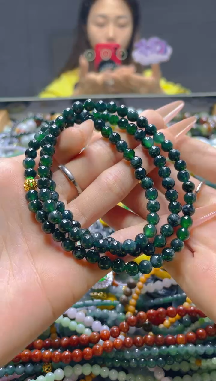 颈饰未镶嵌翡翠5MM